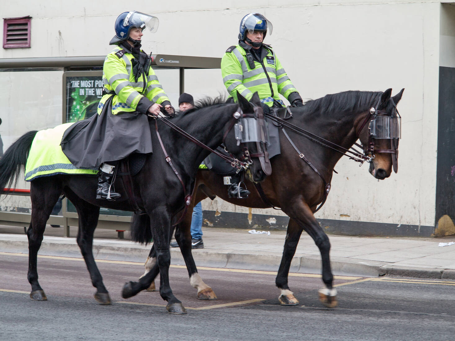 Emergency services in action